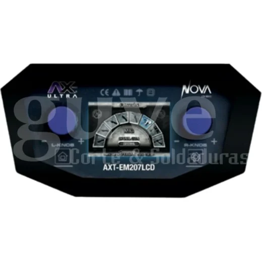 AXT-EM207LCD Soldadora inversor, MIG GAS/NO GAS, Electrodo y TIG LIFT
