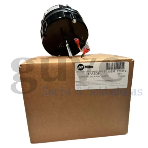 MOTOR, FAN 230V 50/60HZ 1550 RPM .312 MILLER - Image 2